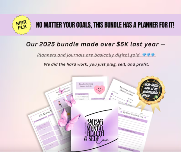 2026 PLR MRR Digital Planner Bundle, Printable, 26 Canva Plr Templates ...